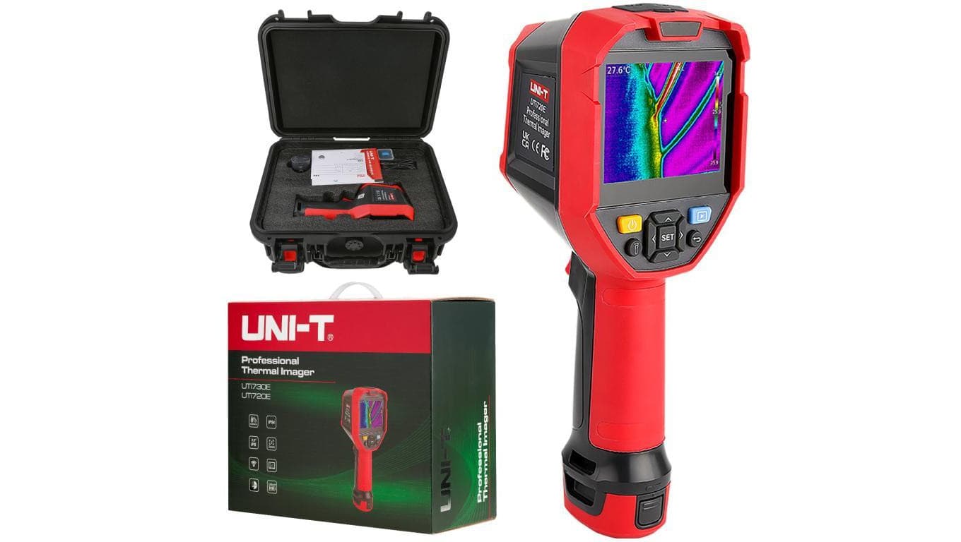 Kamera termowizyjna 256x192 -20 ÷ 550C termodetektor z wyświetlaczem TFT 3,5 z WiFi UTi720E UNI-T