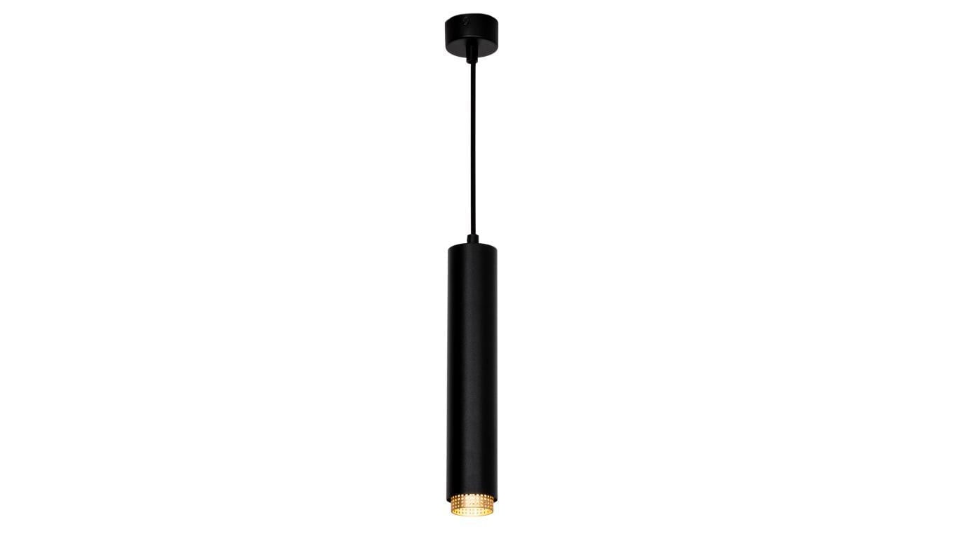 Lampa Wisząca Sufitowa LED LUMILED GU10 Żyrandol Reflektor Tuba Zwis ELIGIS Czarny 3 Lata Gwarancji