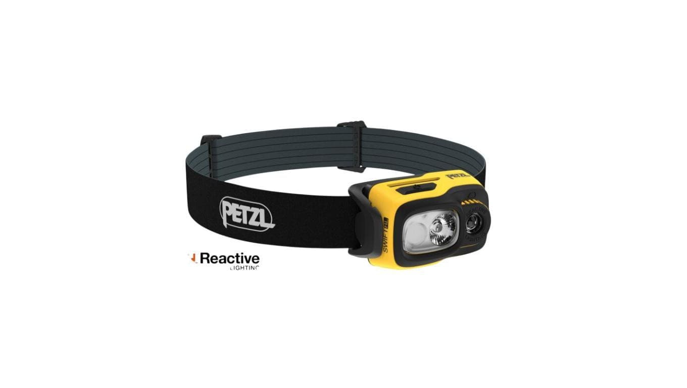 Latarka czołowa, czołówka Petzl Swift RL E810AB00 zółta