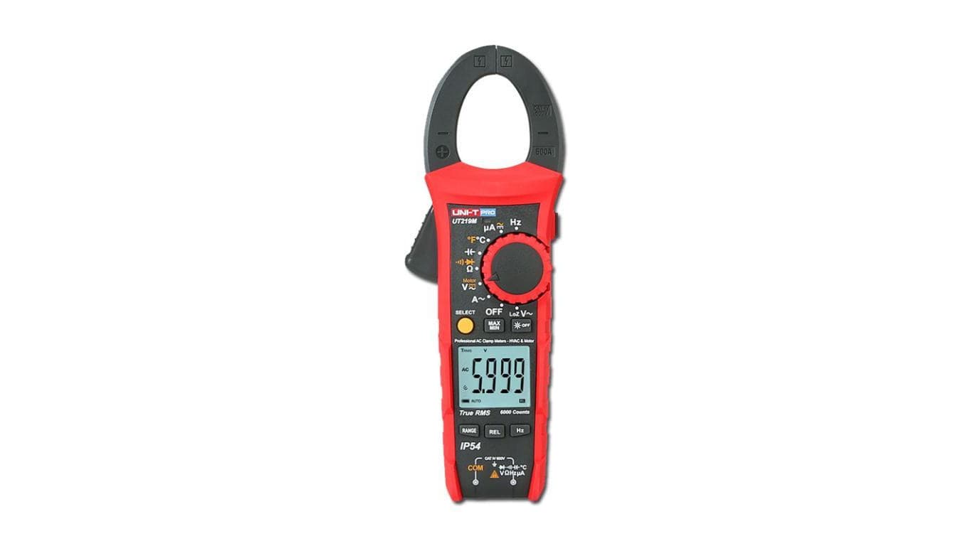 Miernik cęgowy UNI-T PRO UT-219M True RMS 600A AC/DC 600V NCV temp. pojemność częstotliwość LPF Inrush
