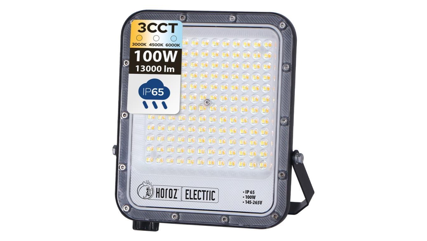 Naświetlacz LED 100W 3CCT 13000lm IP65 145-265V PALLAS HOROZ