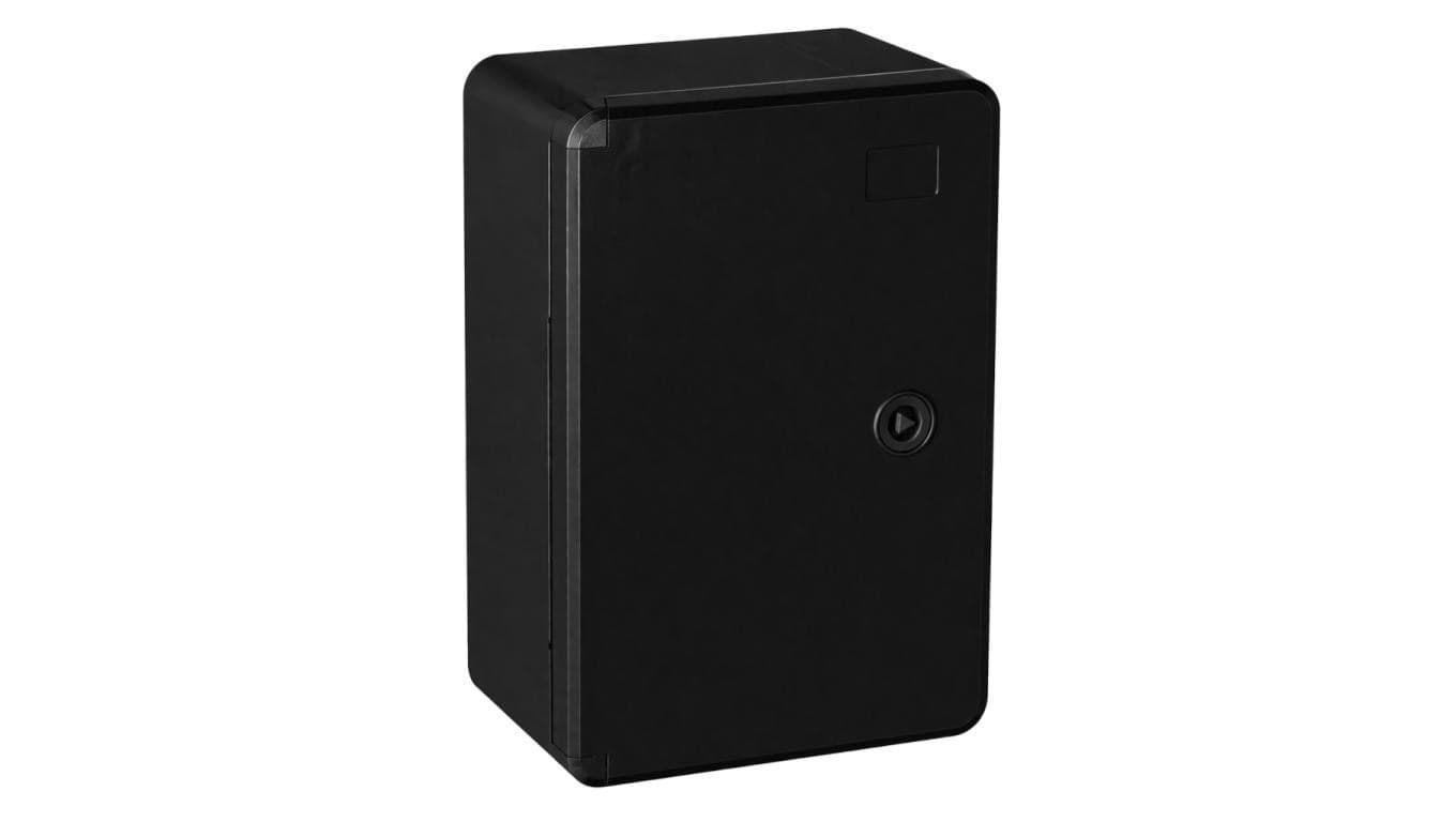 Obudowa plastikowa skrzynka hermetyczna natynkowa ABS 300x200x130mm IP65 czarna NEKU