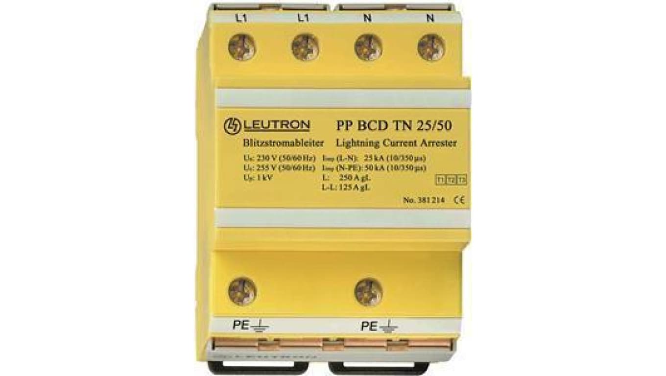 Ogranicznik przepięć T1+T2+T3 TN PowerPro BCD TN 25/50FM 381214