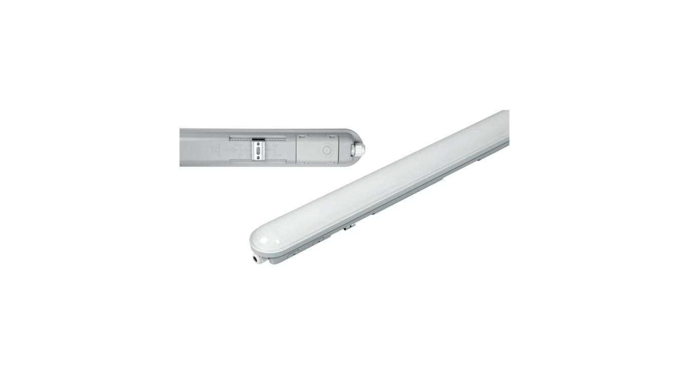 Oprawa hermetyczna LED RETRO SLIM PC/PC 120cm 40W, 5200lm, 4000K, IP65