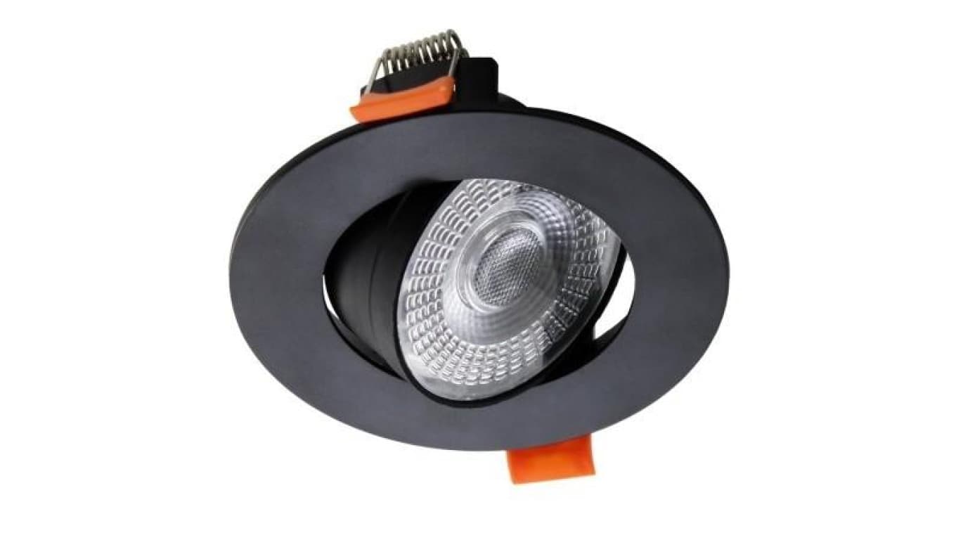 Oprawa wpuszczana downlight LED BRINO 3/5/7W 3CCT zmienna moc i barwa czarna Kobi