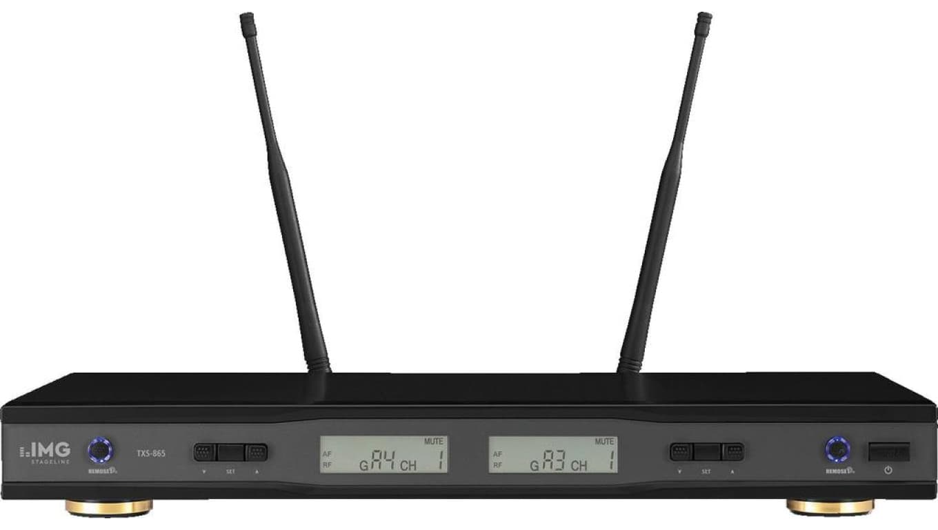 Podwójny odbiornik wieloczęstotliwościowy UHF PLL TXS-865 REMOSET
