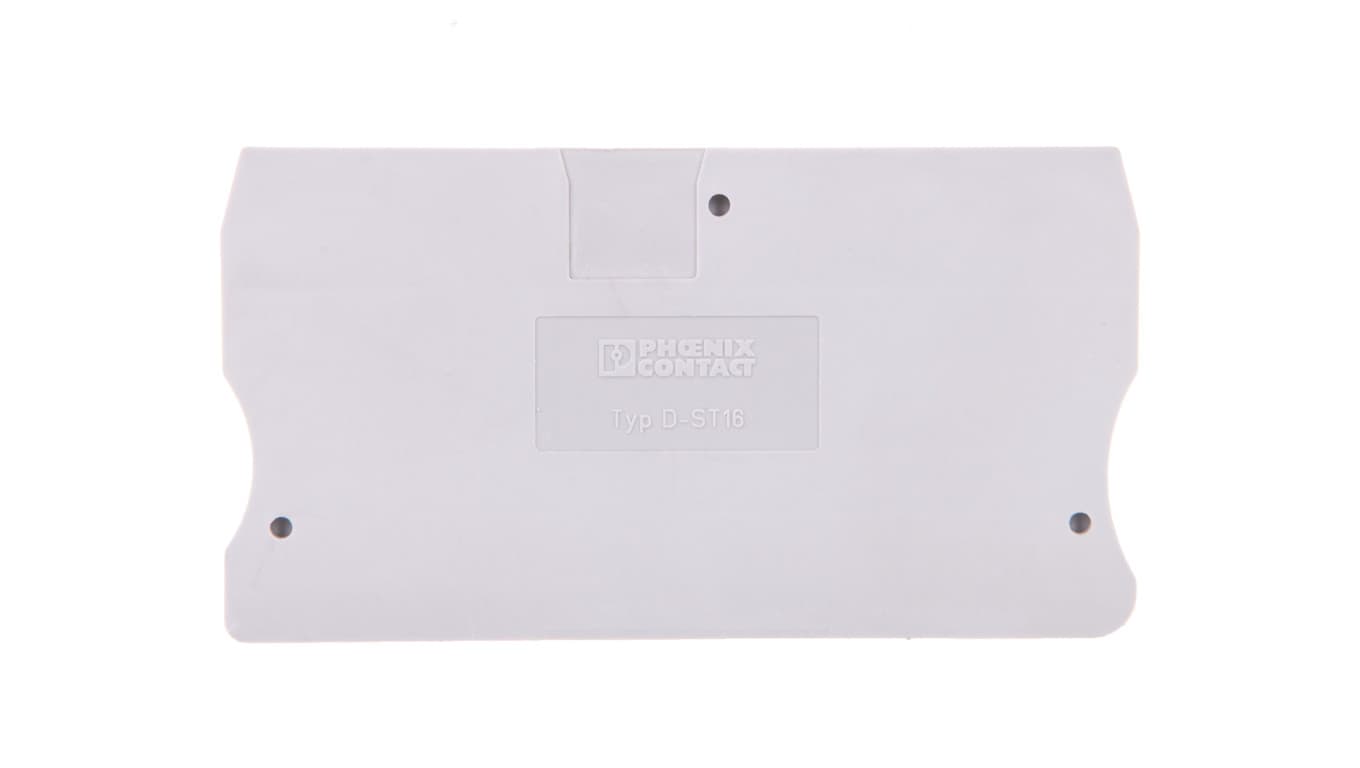 Pokrywa zamykająca 2,2x80x51,1mm szara D-ST 16 3036657 /50szt./
