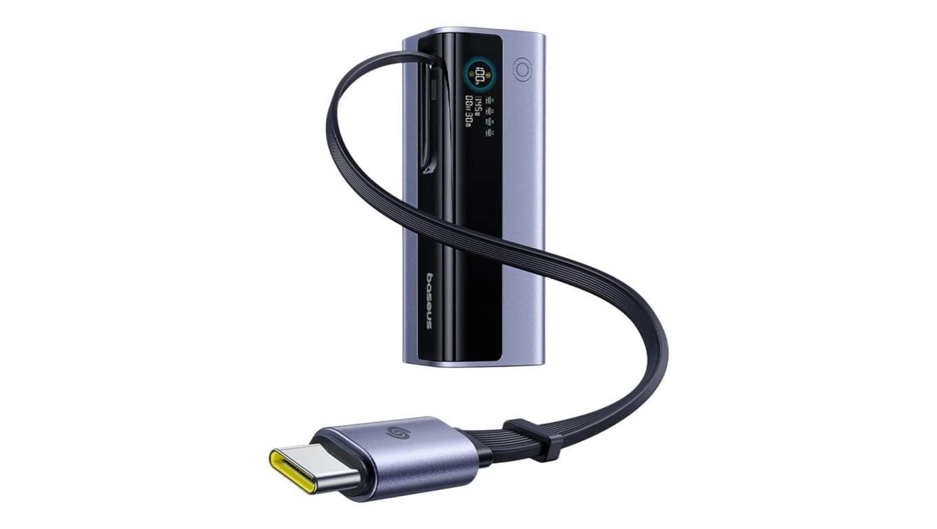 Power Bank Baseus EnerGeek GR11 E0027B01 145W USB-C USB 20000 mAh ze zwijanym kablem USB-C