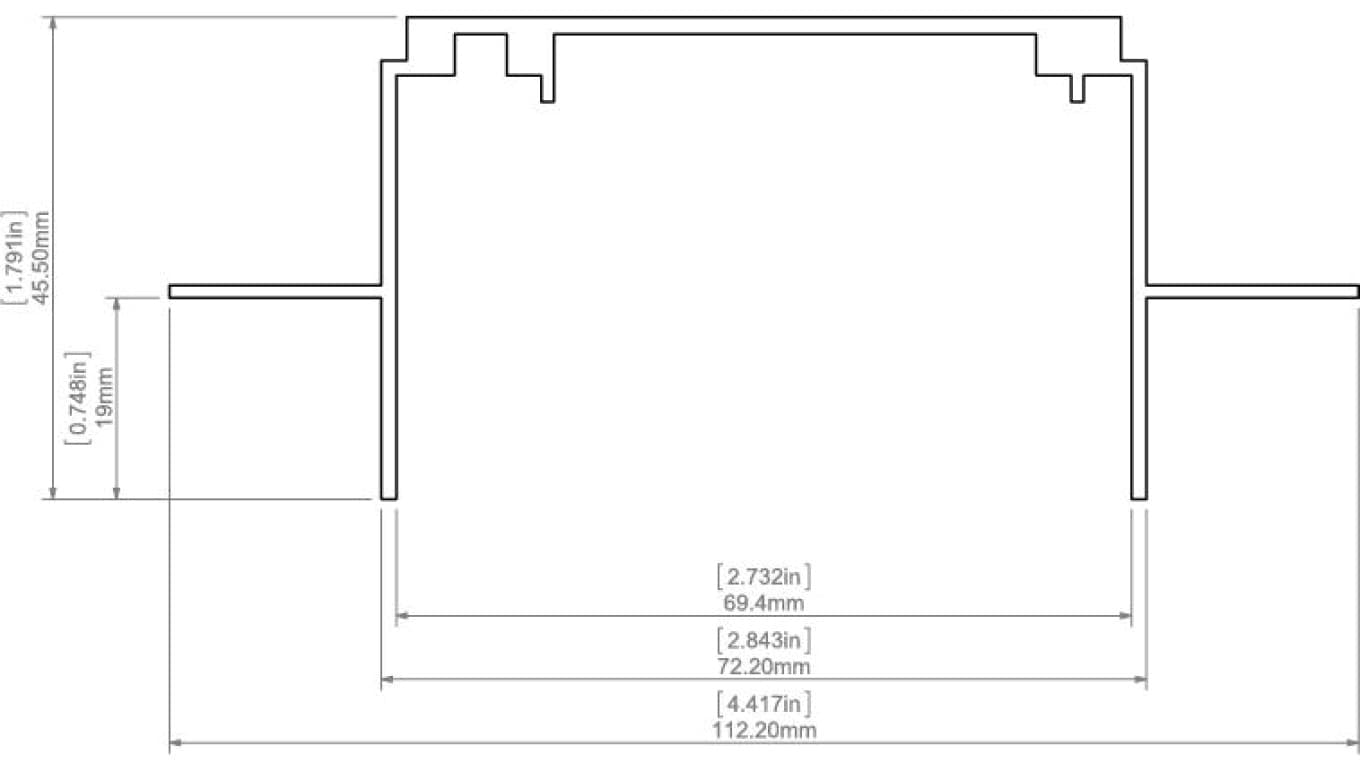 Profil led TES-16 1m Kluś