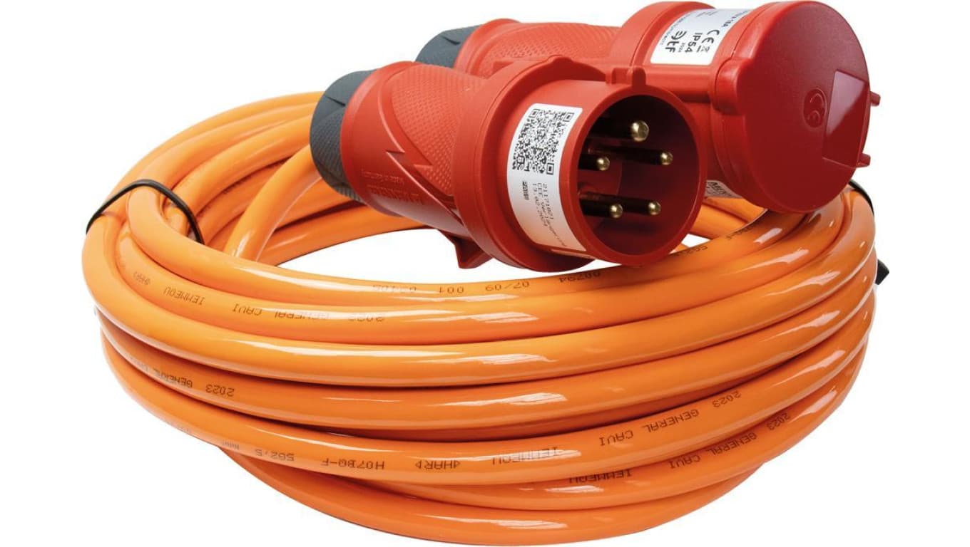 Przedłużacz z wtyczką CEE 10m H07BQ-F5G2,5 32A IP54 PowerTOP Xtra Mennekes
