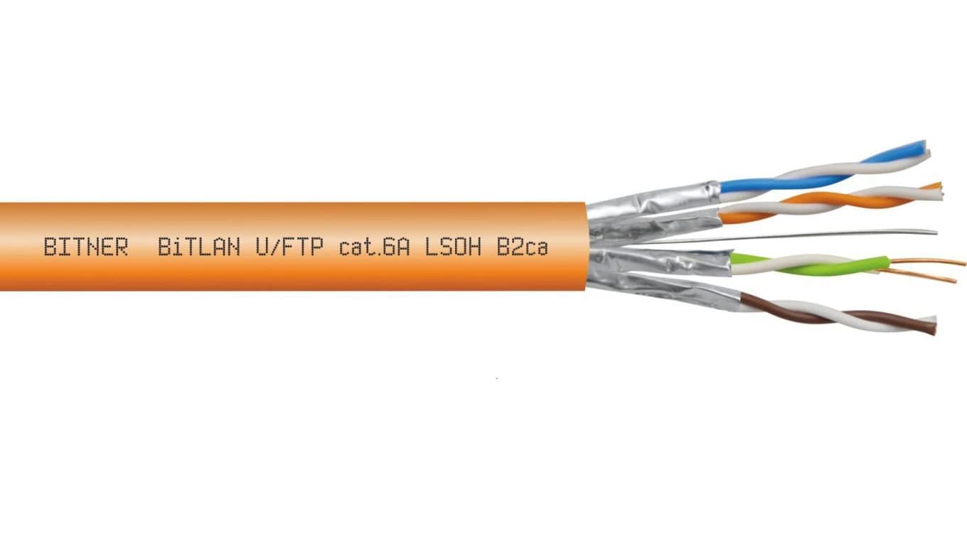Przewód U/FTP STP LSOH B2Ca kat.6A 500MHz Bitner Bitlan 100m