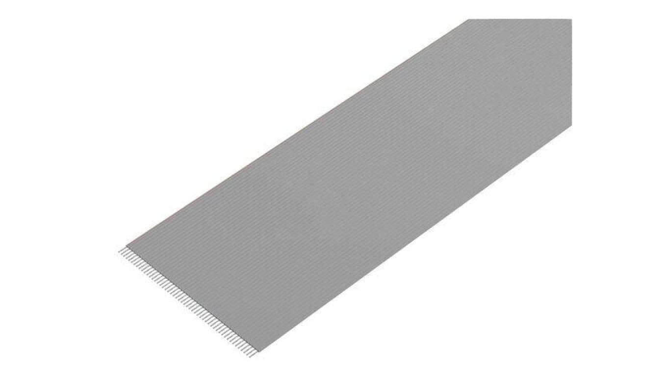 Przewód o dł 30,5m wstążkowy 1,27mm linka Cu nieekranowany PVC szary 3801/50 (100FT)