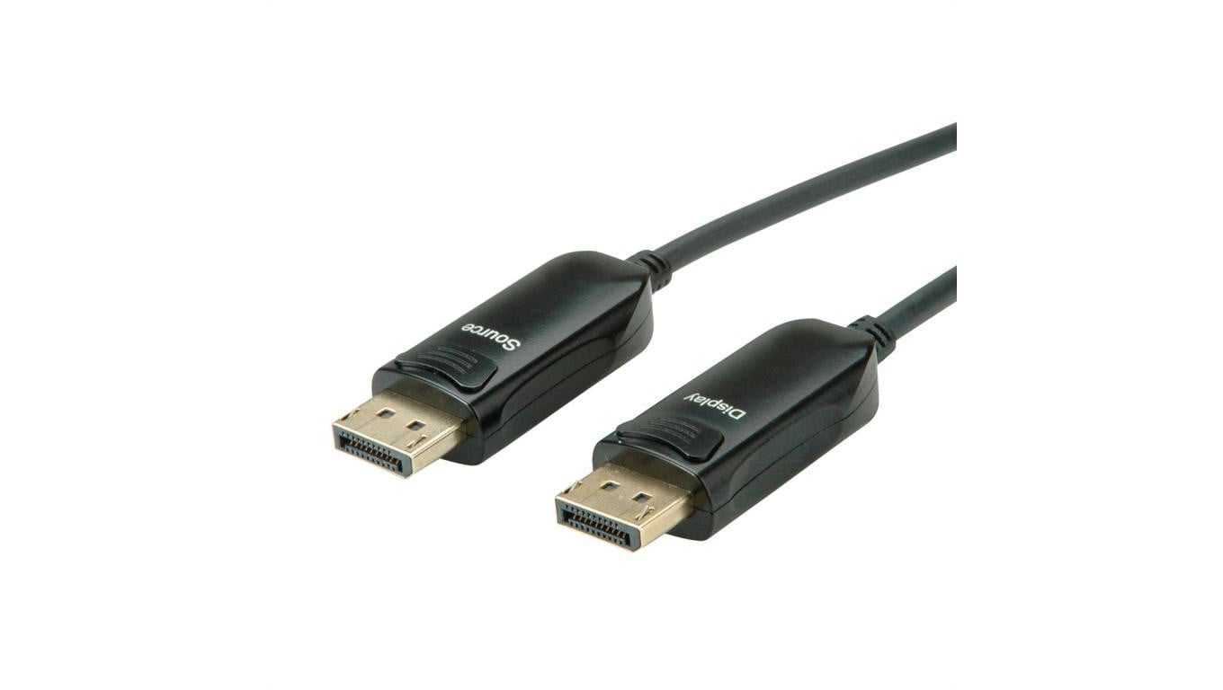 ROLINE DisplayPort v1.4 Kabel (AOC), M/M, 20 m