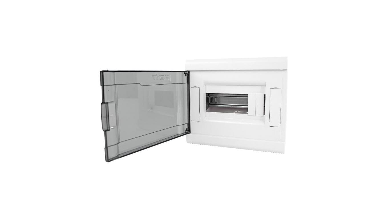 Rozdzielnica p/t N+PE IP40 1x8 FLATBOX RP-F8 200x195x90 - 21698