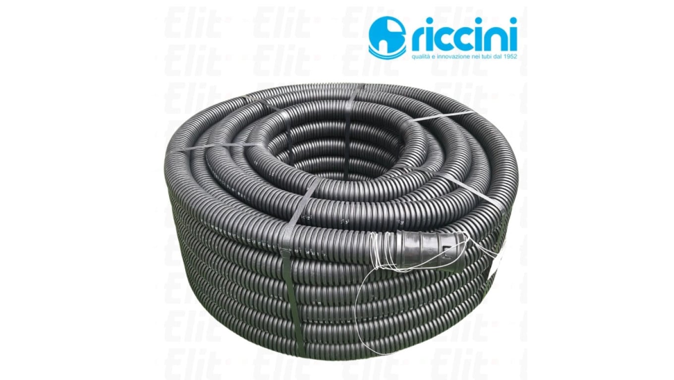 Rura osłonowa czarna 450N HDPE fi 40/31 dwuwarstwowa karbowana UV (25 mb)