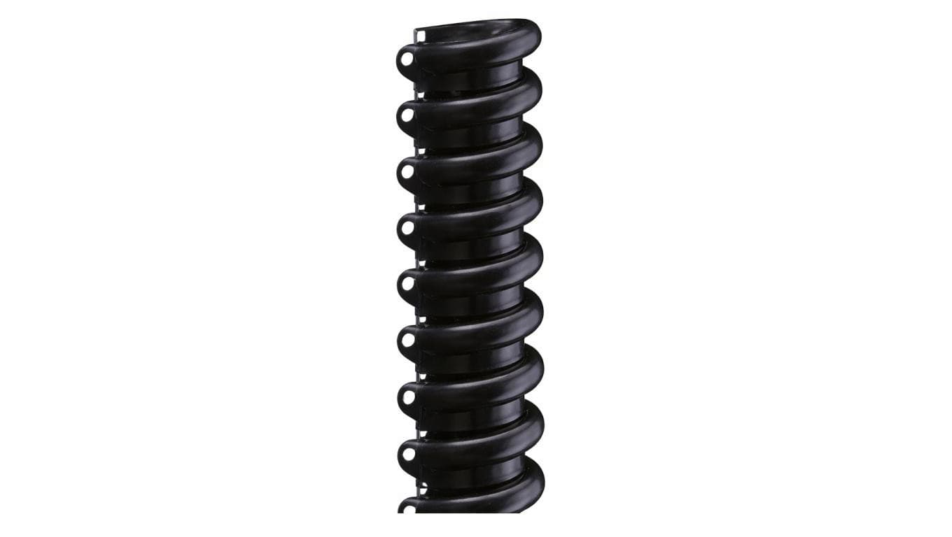 Rura spiralna 10G czarna (30m)