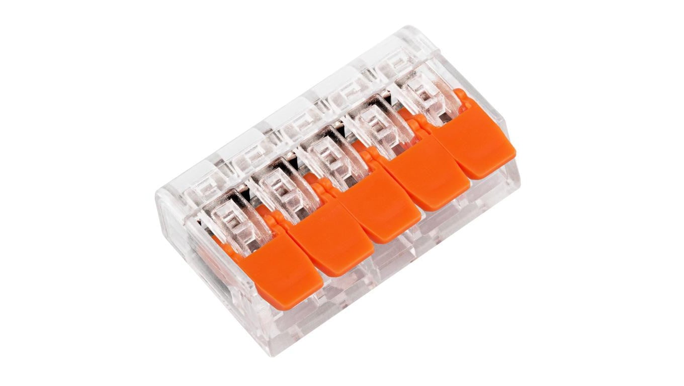 Szybkozłączka Elektryczna na Drut 10 Szt LUMILED 5x4mm 5 Torowa 32A 450V 3 Lata Gwarancji