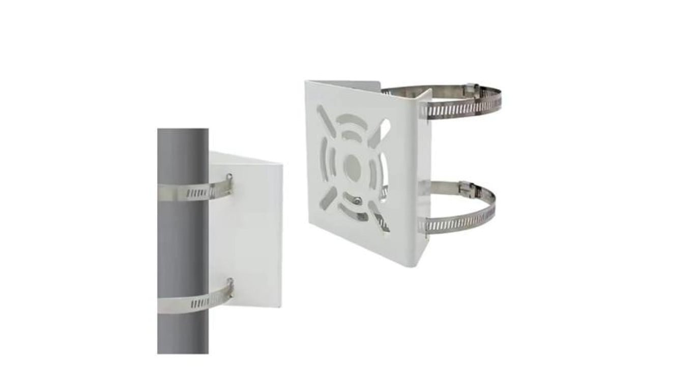 Uchwyt słupowy uniwersalny (pasuje do Dahua BCS Hikvision Uniview) 113x113mm Pole Bracket Fox 1