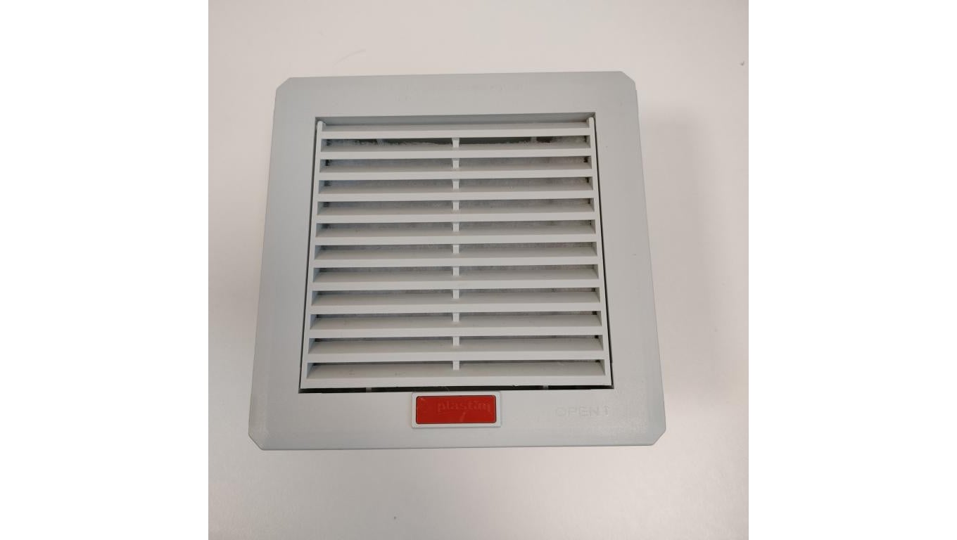 Wentylator do rozdzielnic i szaf sterowniczych 150x150mm, 100m3/h 230VAC PTF1500T