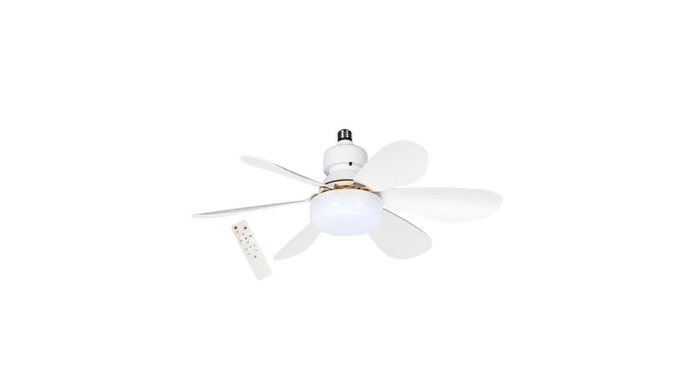 Wentylator sufitowy LED E27 15W 1500lm 3 prędkości pilot Lumax VBUF013
