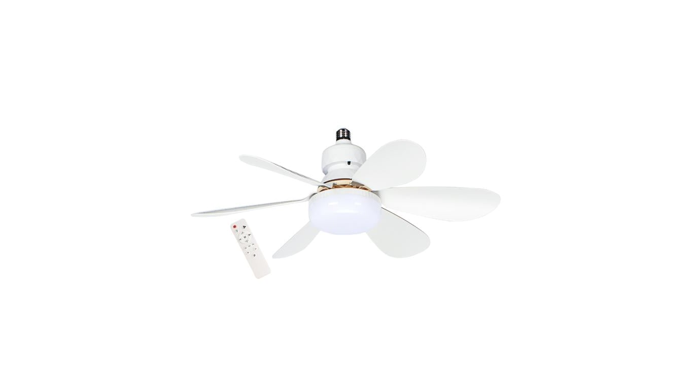Wentylator sufitowy LED E27 15W 1500lm 3 prędkości pilot Lumax VBUF013
