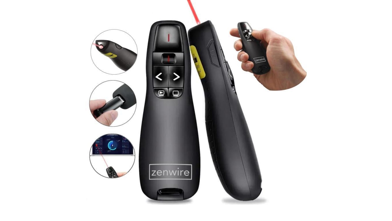 Wskaźnik laserowy USB do prezentacji Zenwire S15