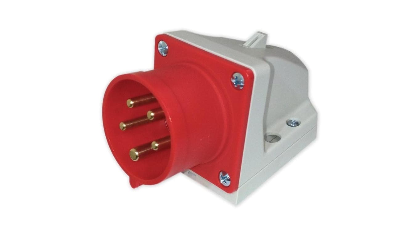 Wtyczka siłowa odbiornikowa stała IP44 16A 5P 400V 515-6
