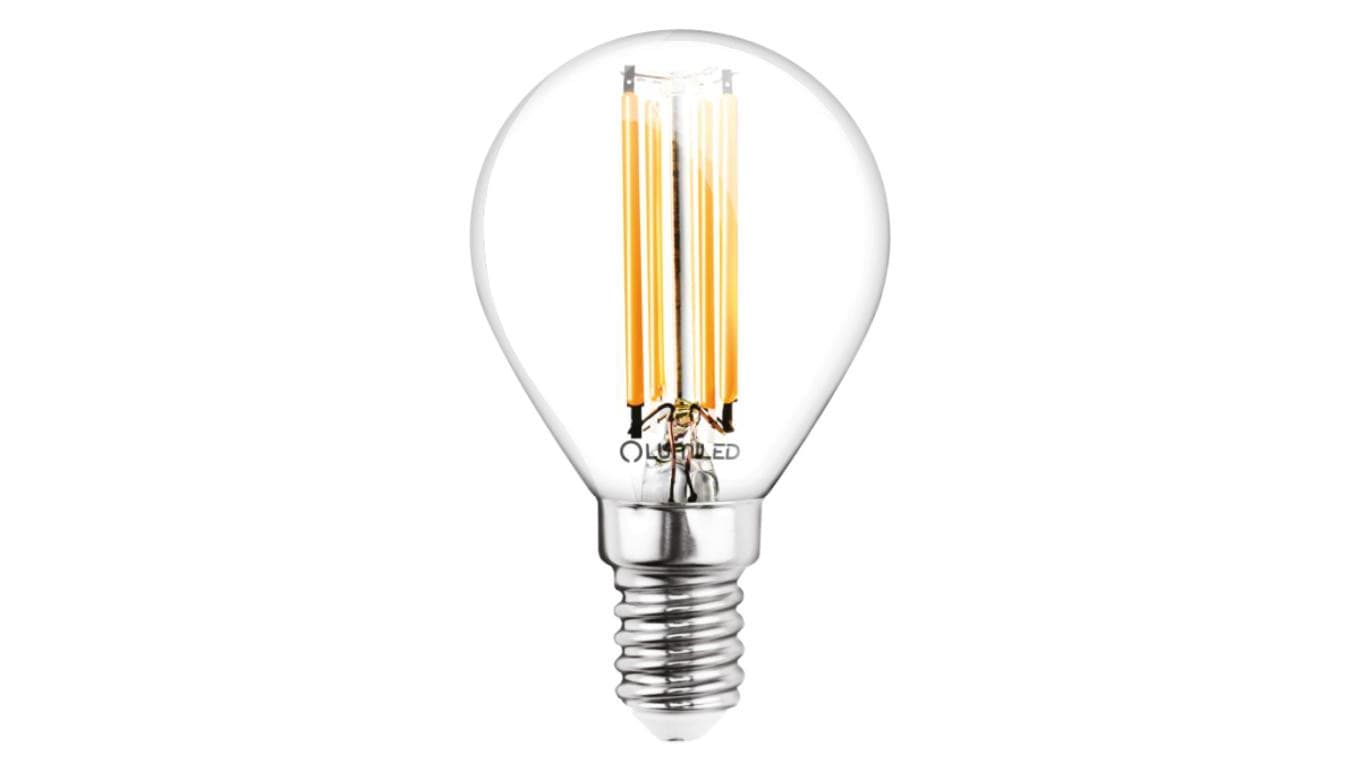 Żarówka LED LUMILED E14 Kulka P45 2,2W 470lm zamiennik 40W 4000K Neutralna 360 Filament Klasa A 3 Lata Gwarancji