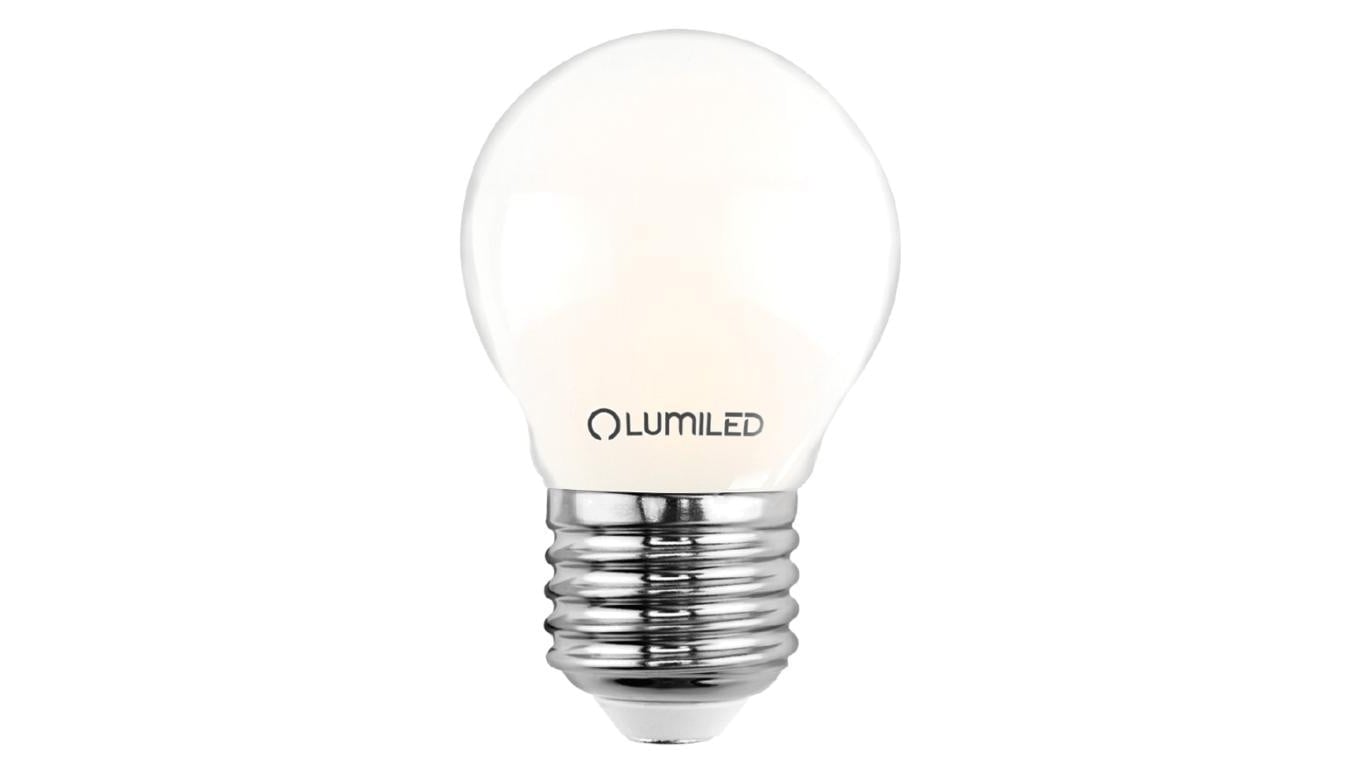 Żarówka LED LUMILED E27 Kulka P45 2,2W 470lm zamiennik 40W 4000K Neutralna 360 Filament Klasa A 3 Lata Gwarancji