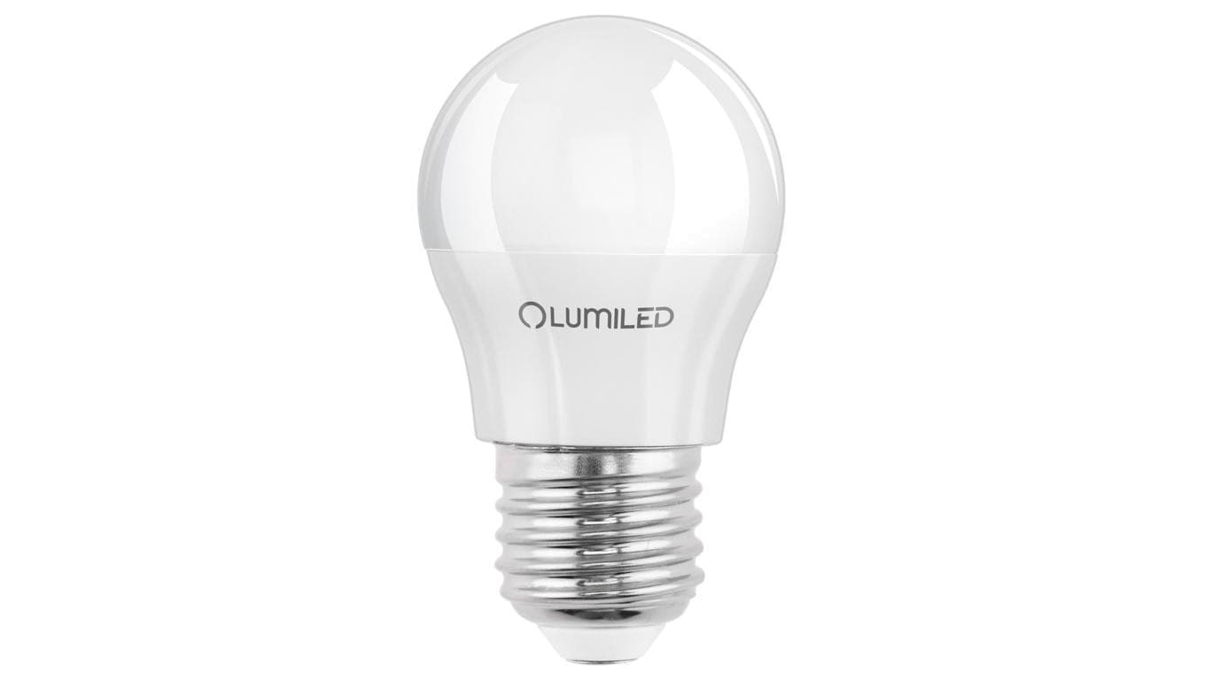Żarówka LED LUMILED E27 Kulka P45 8W zamiennik 60W 880lm 3000K Ciepła 180 Klasa E 3 Lata Gwarancji