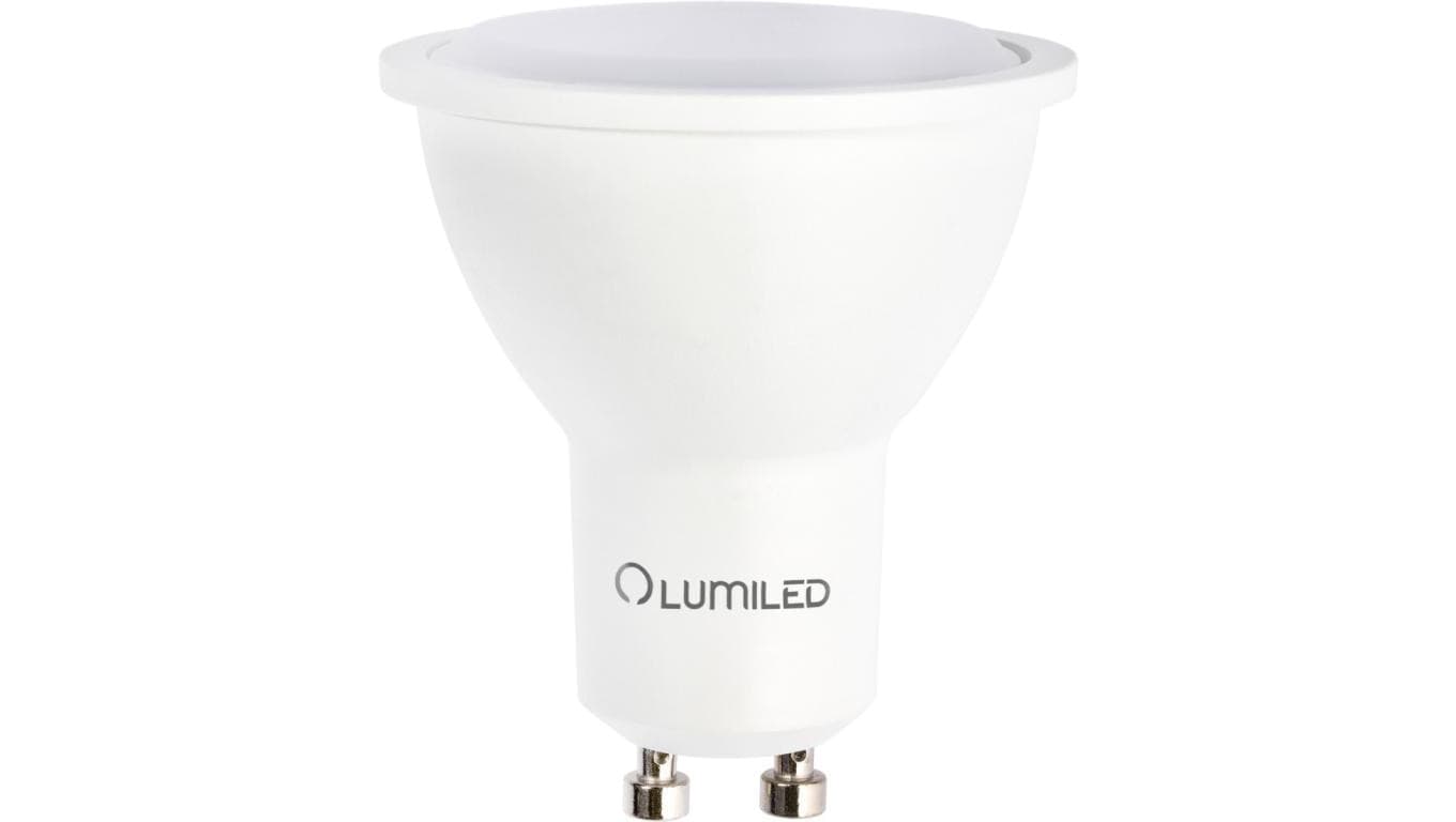 Żarówka LED LUMILED GU10 Reflektor PAR16 10W zamiennik 90W 1000lm 4000K Neutralna 120 Klasa E 3 Lata Gwarancji