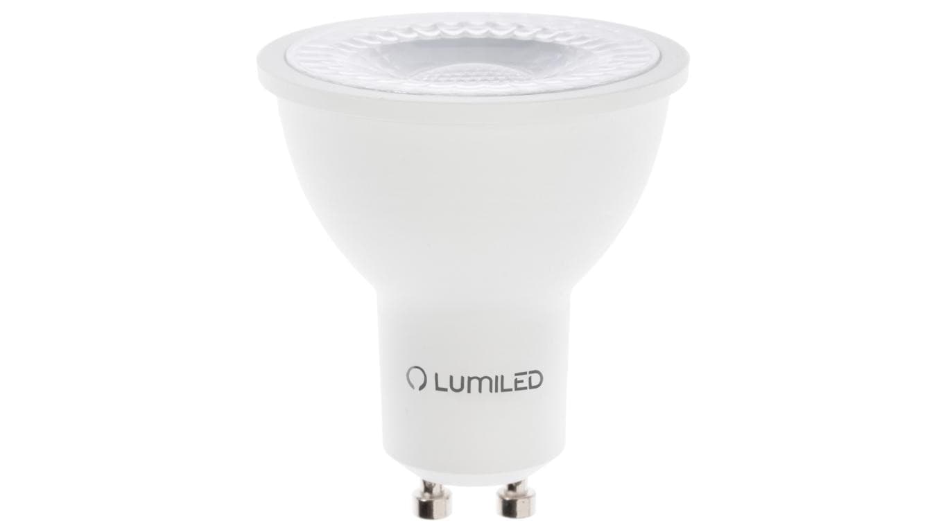 Żarówka LED LUMILED GU10 Reflektor PAR16 6W zamiennik 50W 600lm 4000K Neutralna 36 Klasa E 3 Lata Gwarancji