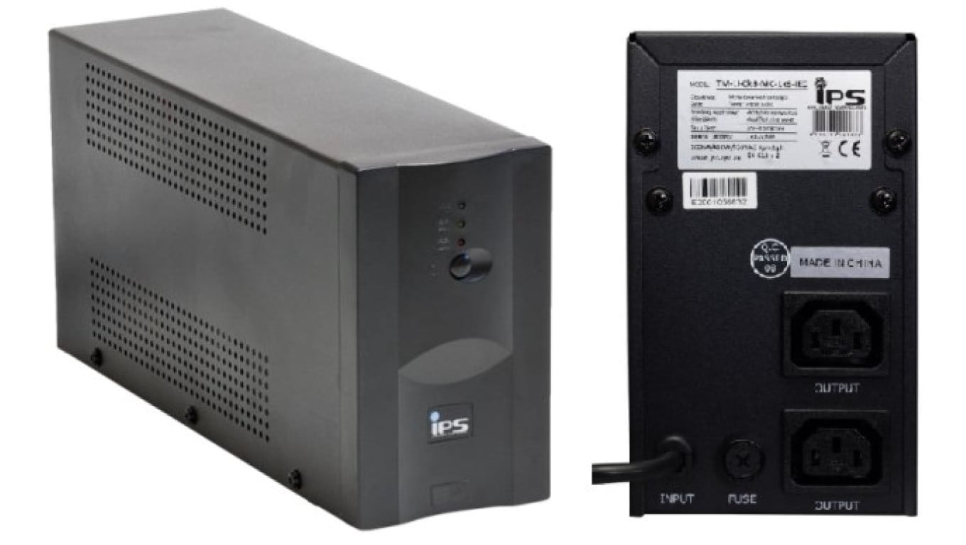 Zasilacz UPS, 800VA/480W, tower, line-interactive, 1 fazowy, AVR TM-LI-0k8-MC-1x9