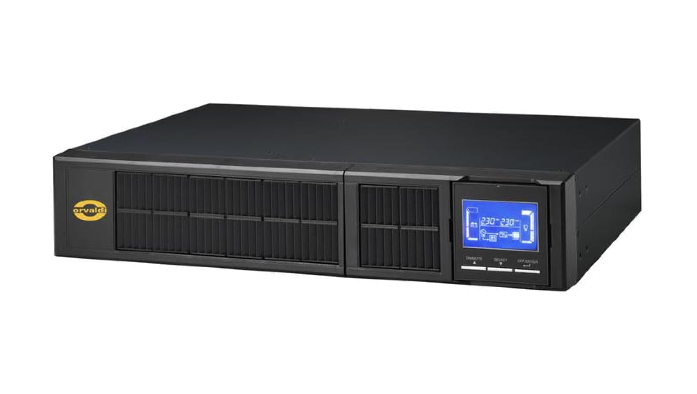 Zasilacz awaryjny ORVALDI V3000+ on-line 2U LCD