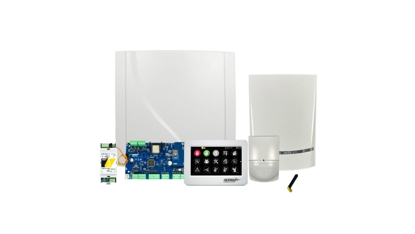 Zestaw alarmowy NeoLTE-IP-SET z białym panelem, Easy install