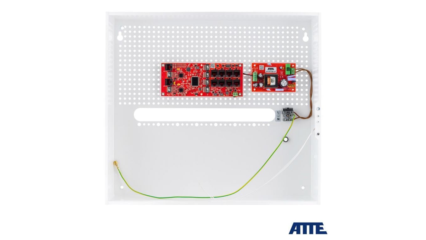 Zestaw do 8 kamer IP switch PoE 8P+2G ATTE IP-8-20-H