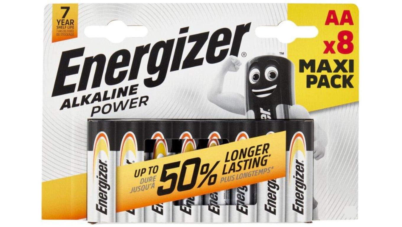 bateria alkaliczna Energizer Alkaline Power LR6/AA - 8 sztuk
