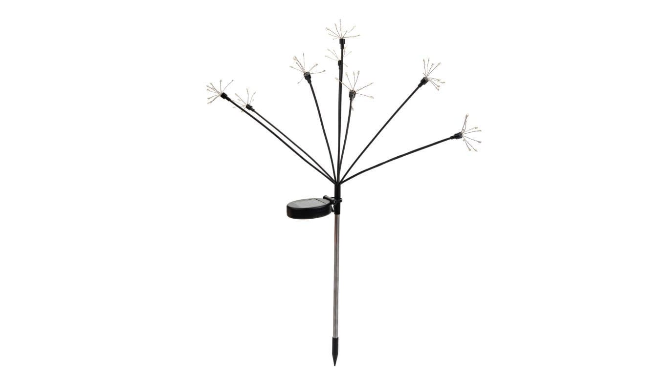 2x Lampa Solarna Ogrodowa LED LUMILED ALISMA Wbijana Zewnętrzna 70cm 2700K IP44