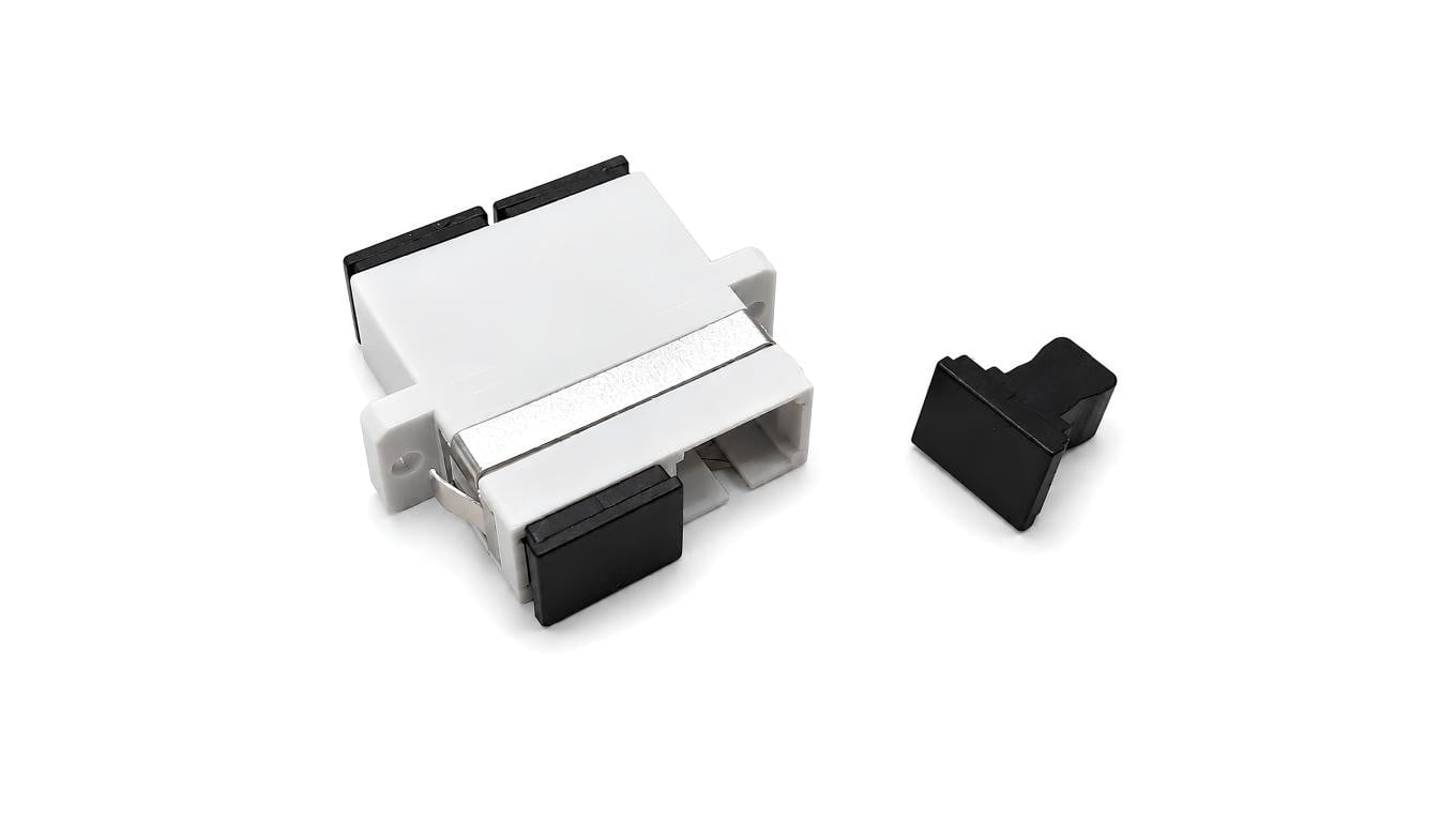 Adapter światłowodowy MM SC/UPC-SC/UPC duplex OM2 szary NEKU