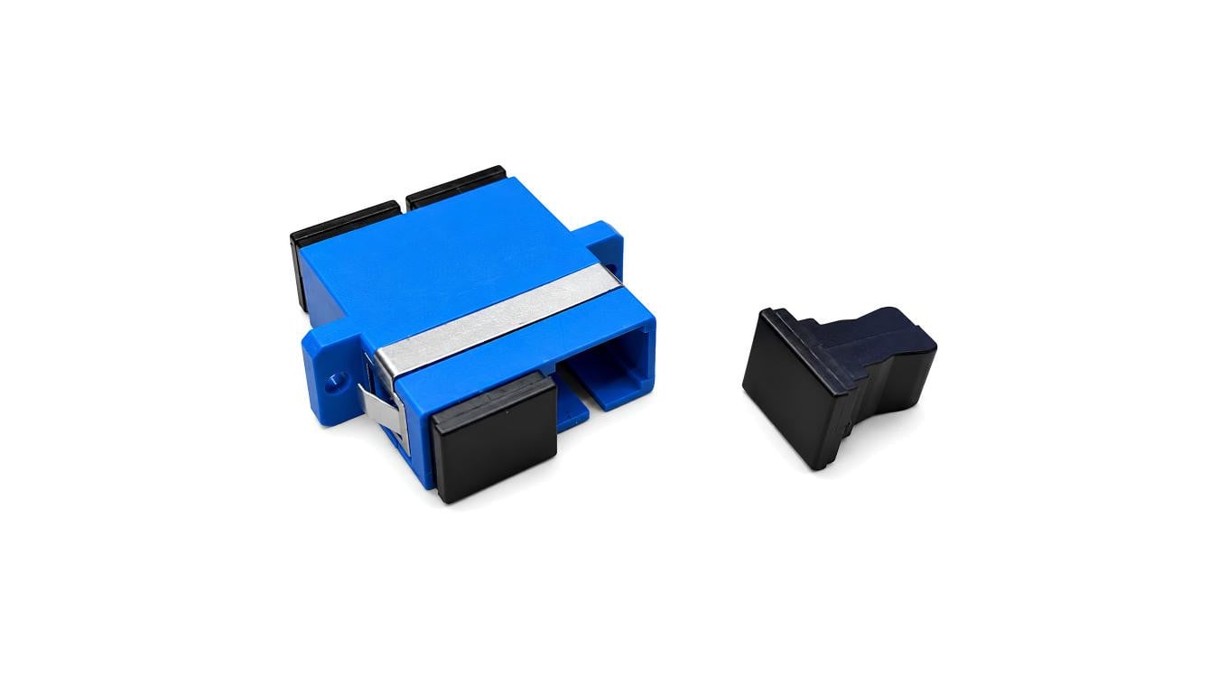Adapter światłowodowy SM SC/PC-SC/PC duplex OS2 niebieski NEKU