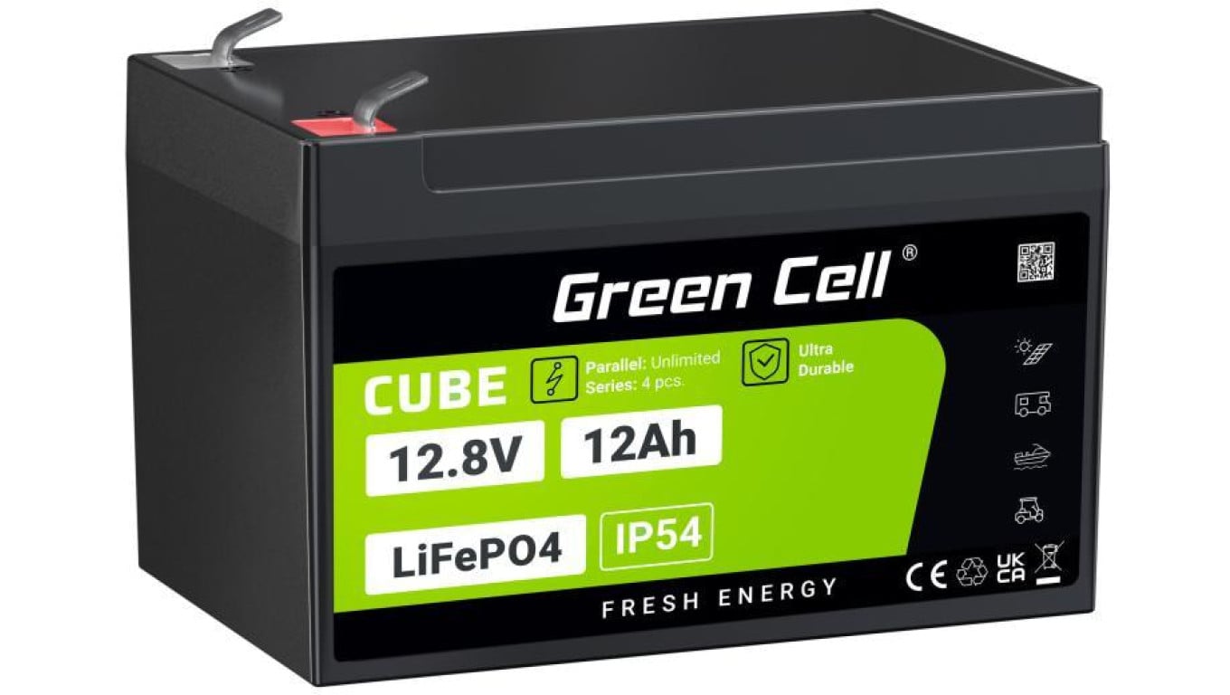 Akumulator LiFePO4 12,8V 12Ah LFPGC12V12AH