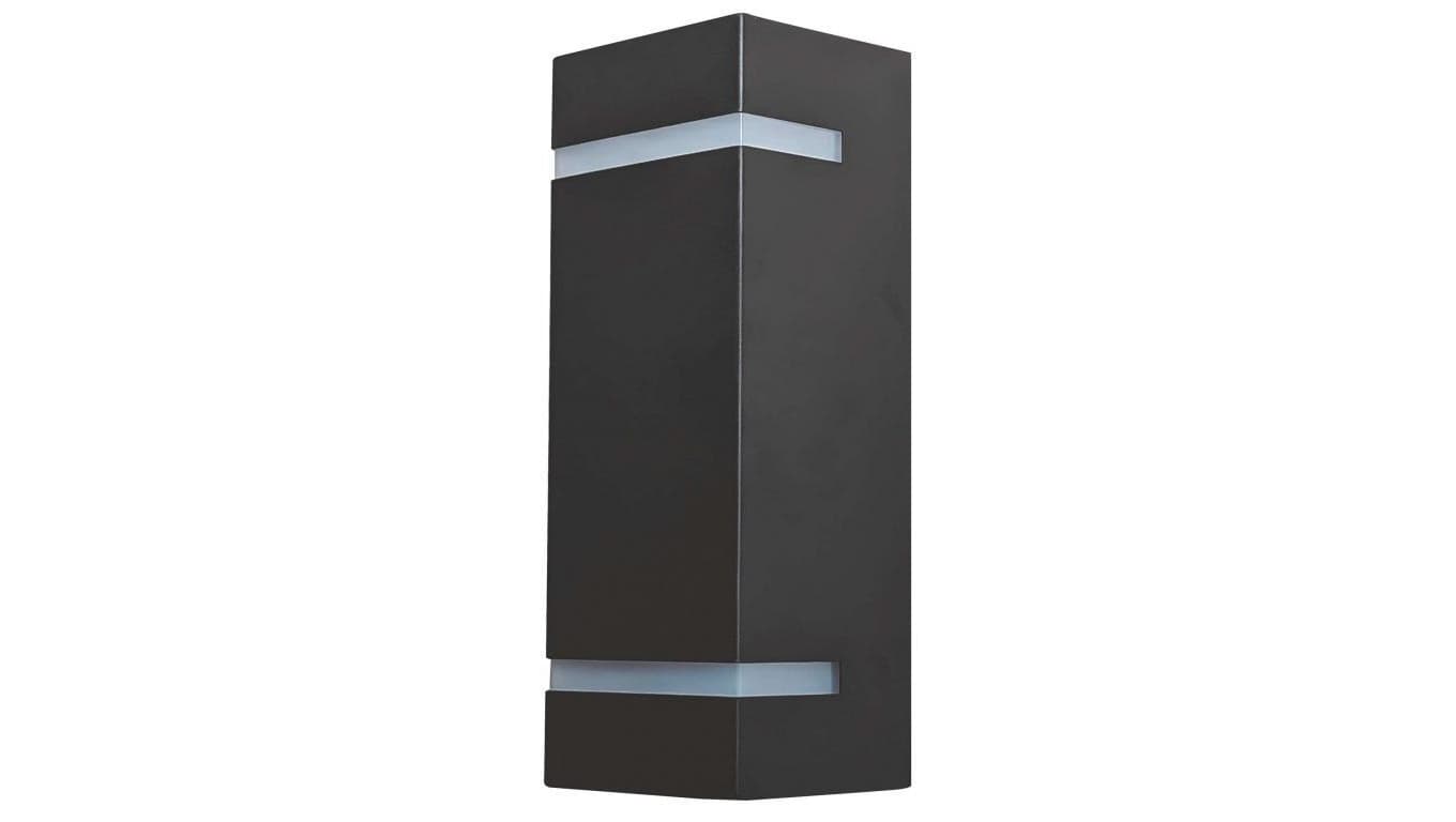 BRICK Black 2GU10 - Kinkiet 2xGU10 elewacyjny GXPS002