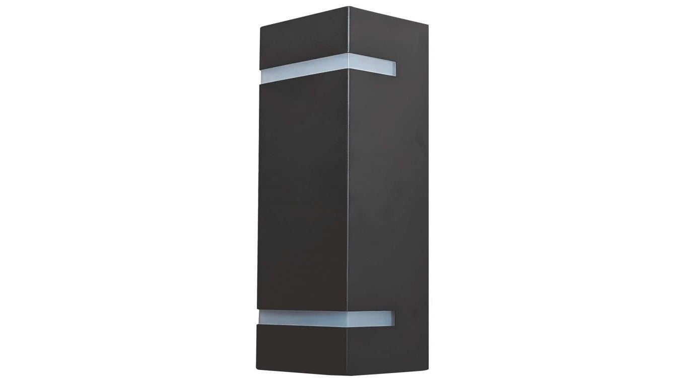 BRICK Black 2GU10 - Kinkiet 2xGU10 elewacyjny GXPS002