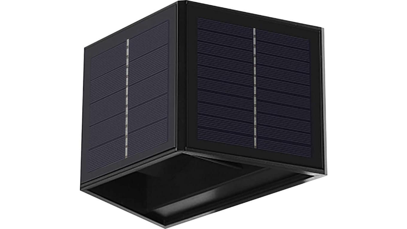 CUBUS SOLAR 2COB NW 50lm - Kinkiet LED elewacyjny SOLAR GXSO024
