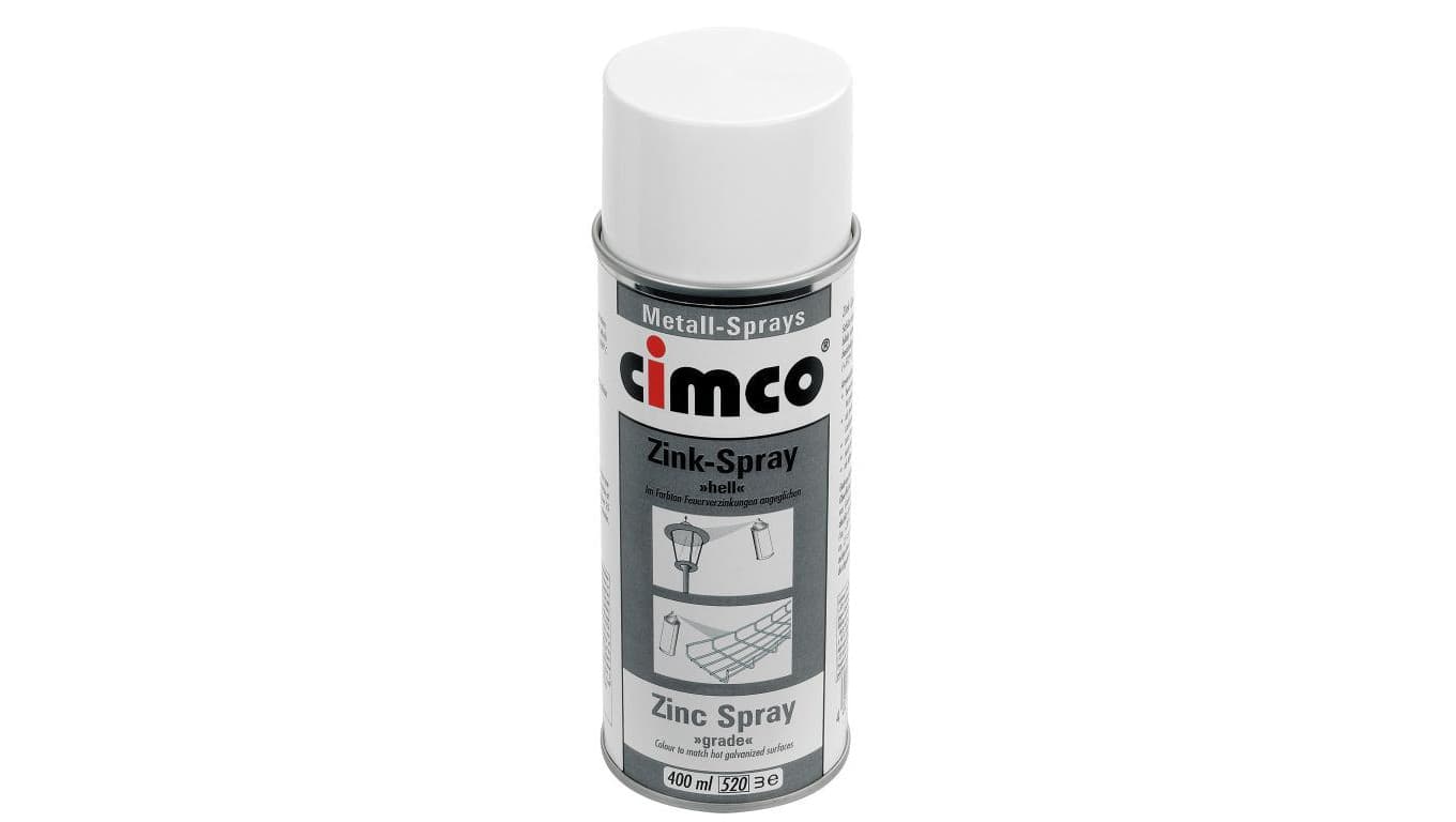 Cynk w sprayu Podkład antykorozyjny Spray Cynkowy kolor jasny 400ml Cimco 151102 Cimco