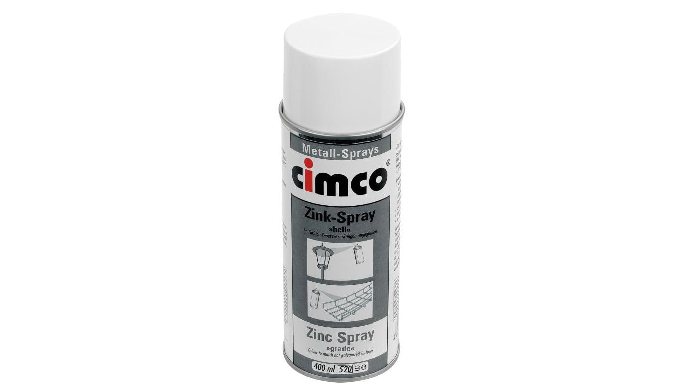 Cynk w sprayu Podkład antykorozyjny Spray Cynkowy kolor jasny 400ml Cimco 151102 Cimco