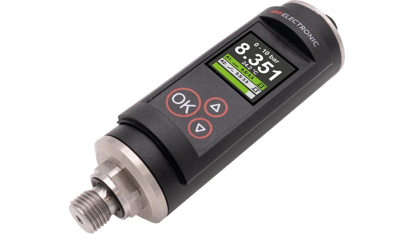 Czujnik ciśnienia Ø38mm 127mm 0-250bar 12-30V DC G1/4 A 2x PNP NC/NO 0-5/10V / 0/4-20mA 4-stykowe złącze wtykowe M12 DW503105