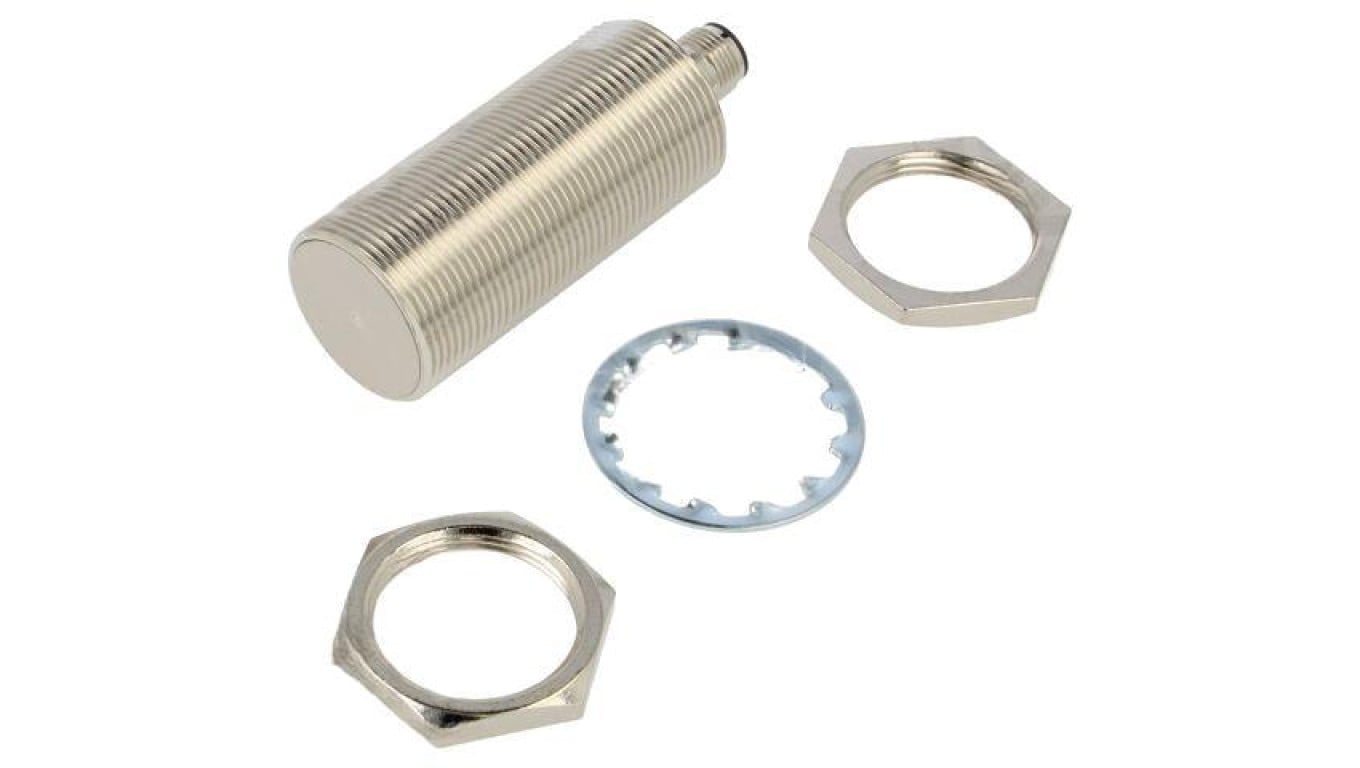 Czujnik indukcyjny, PNP/NO+NC, zabudowany, 0,1A, 10...30VDC, M12 męski, M30, 0...15mm, IP67 E2E-X15B3DL30-M1