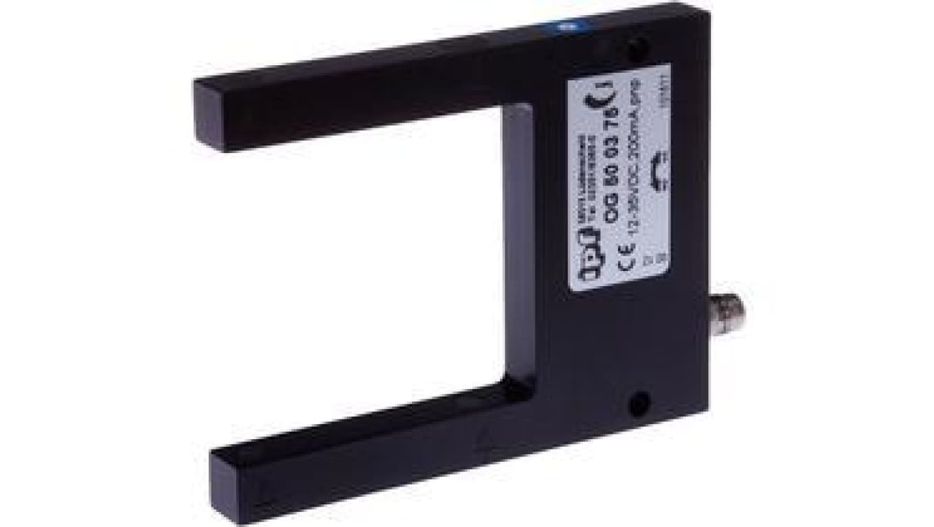 Czujnik optyczny, widełkowy, szerokość widełek 50mm, 12-35VDC, PNP NC/NO, złącze wtykowe M8 3-PIN OG500375