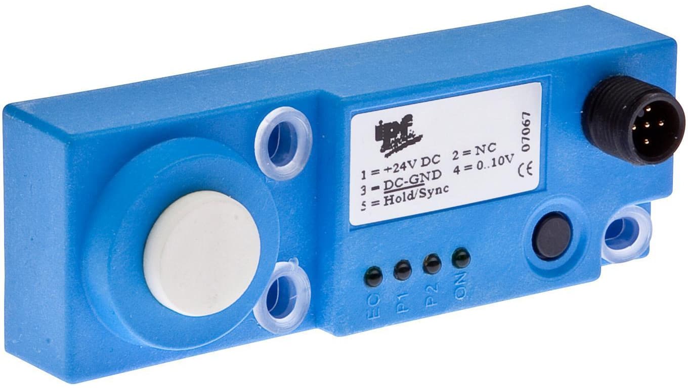 Czujnik ultradźwiękowy przycisk 36x32x101mm Sn 200-2000 15-30V DC 0-10V złącze wtykowe M12 5-pin IP67 tworzywo sztuczne UT36002E